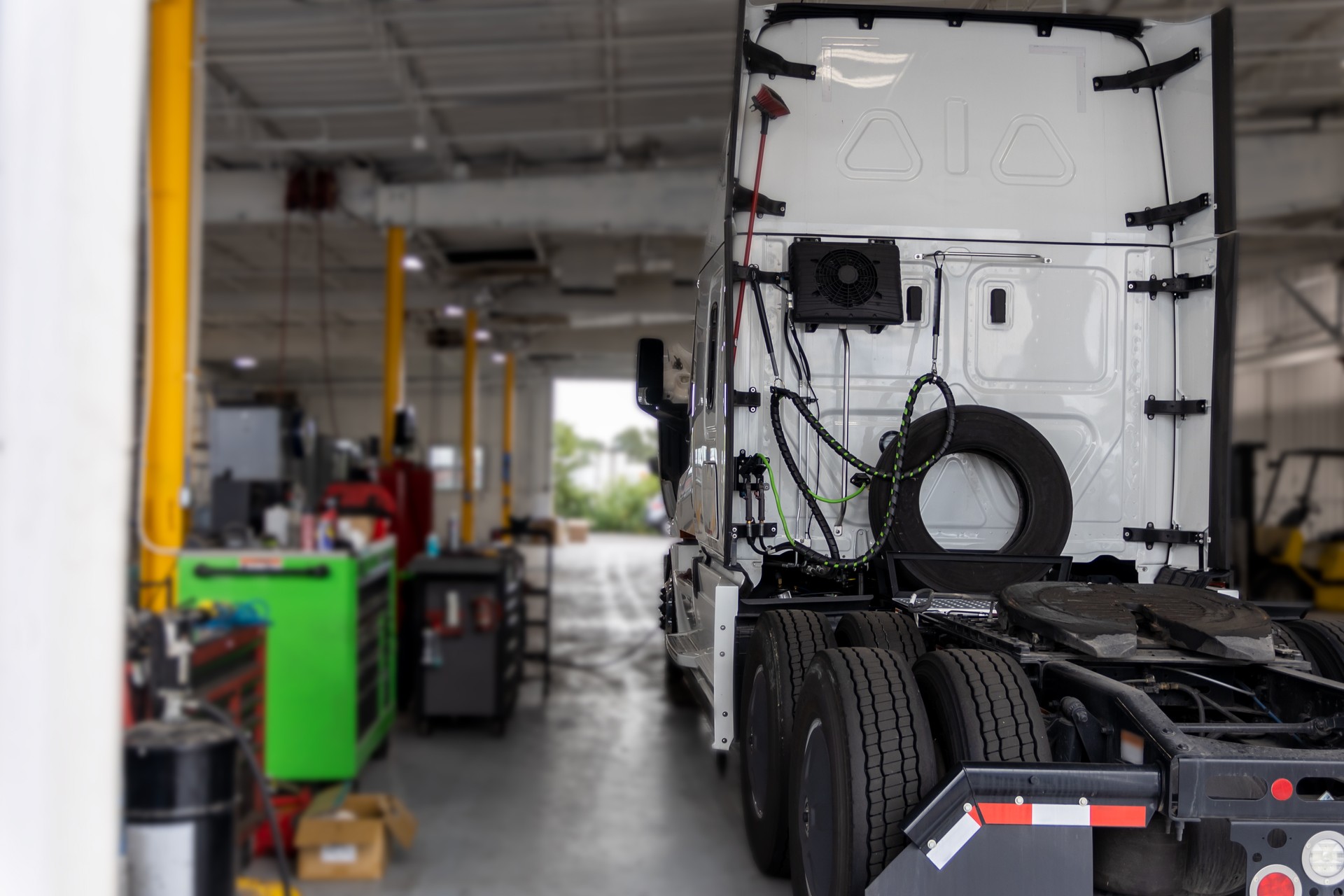 Truck repair shop